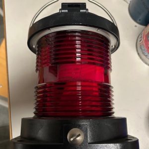 Navigatielicht Rood rondomschijnend hijsbaar mastlamp DHR 55