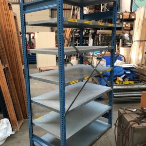 Magista magazijn stelling 70cm diep 220cm hoog met 7 lagen per sectie