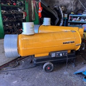2 x Master Heteluchtkanon BV 280 E  Diesel-elektrisch