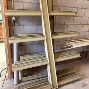 5 Staanders voor draagarmstelling / Kerstboom dubbelzijdig